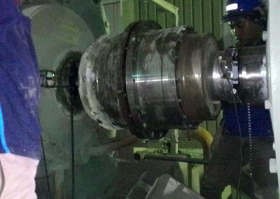 PRECISION LASER ALIGNMENT ON 4.2MW BALL MILL MOTOR